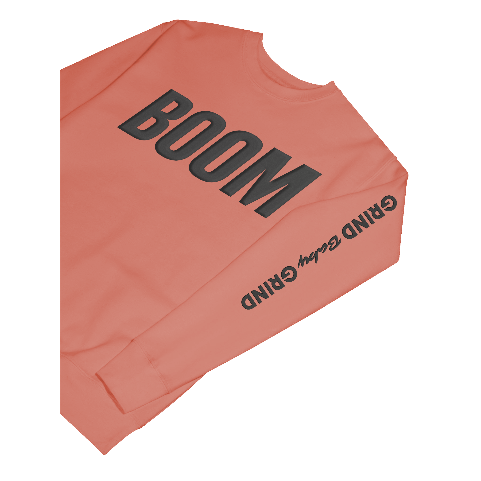 BOOM Sweatshirt Black Puff