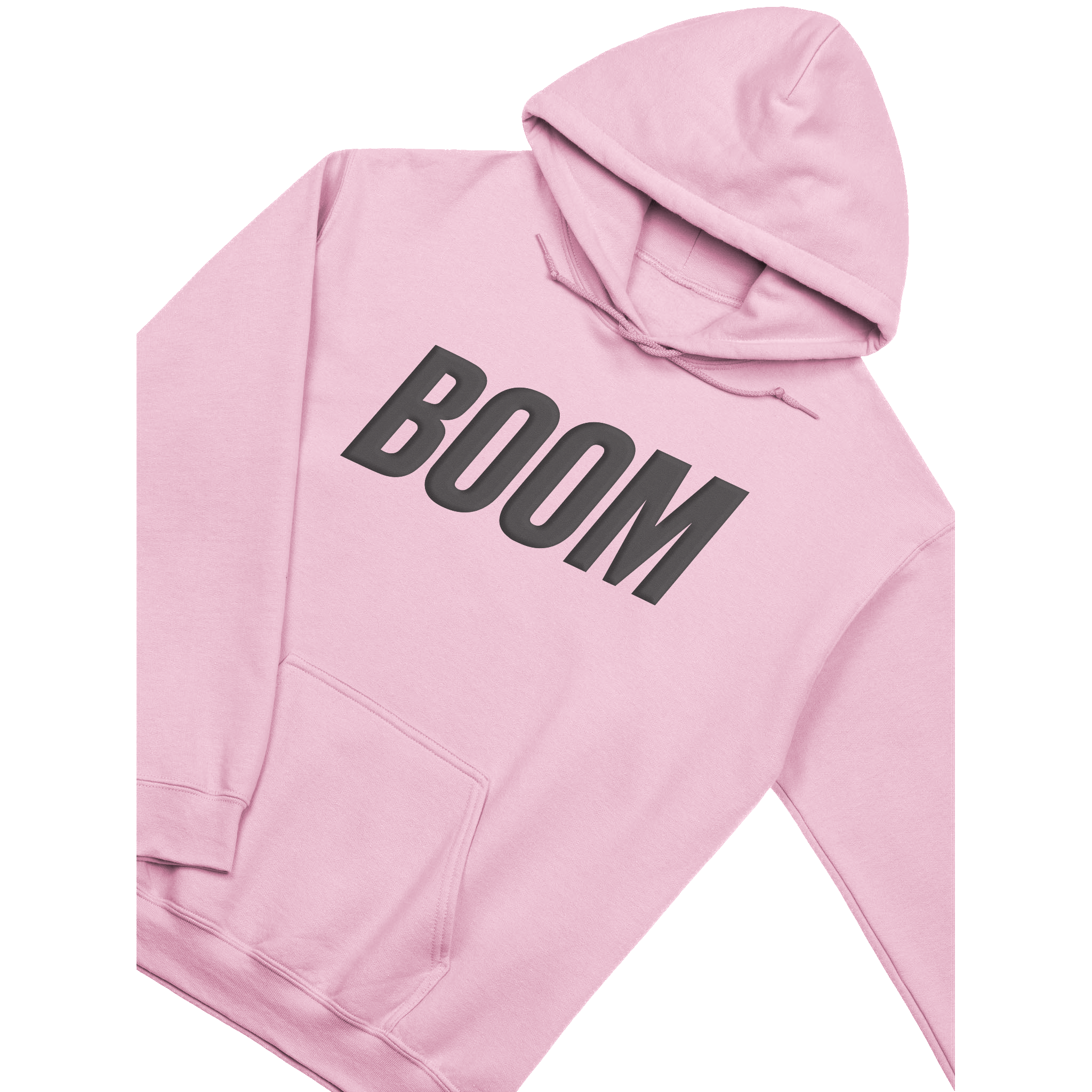 BOOM Hoodie Black Puff