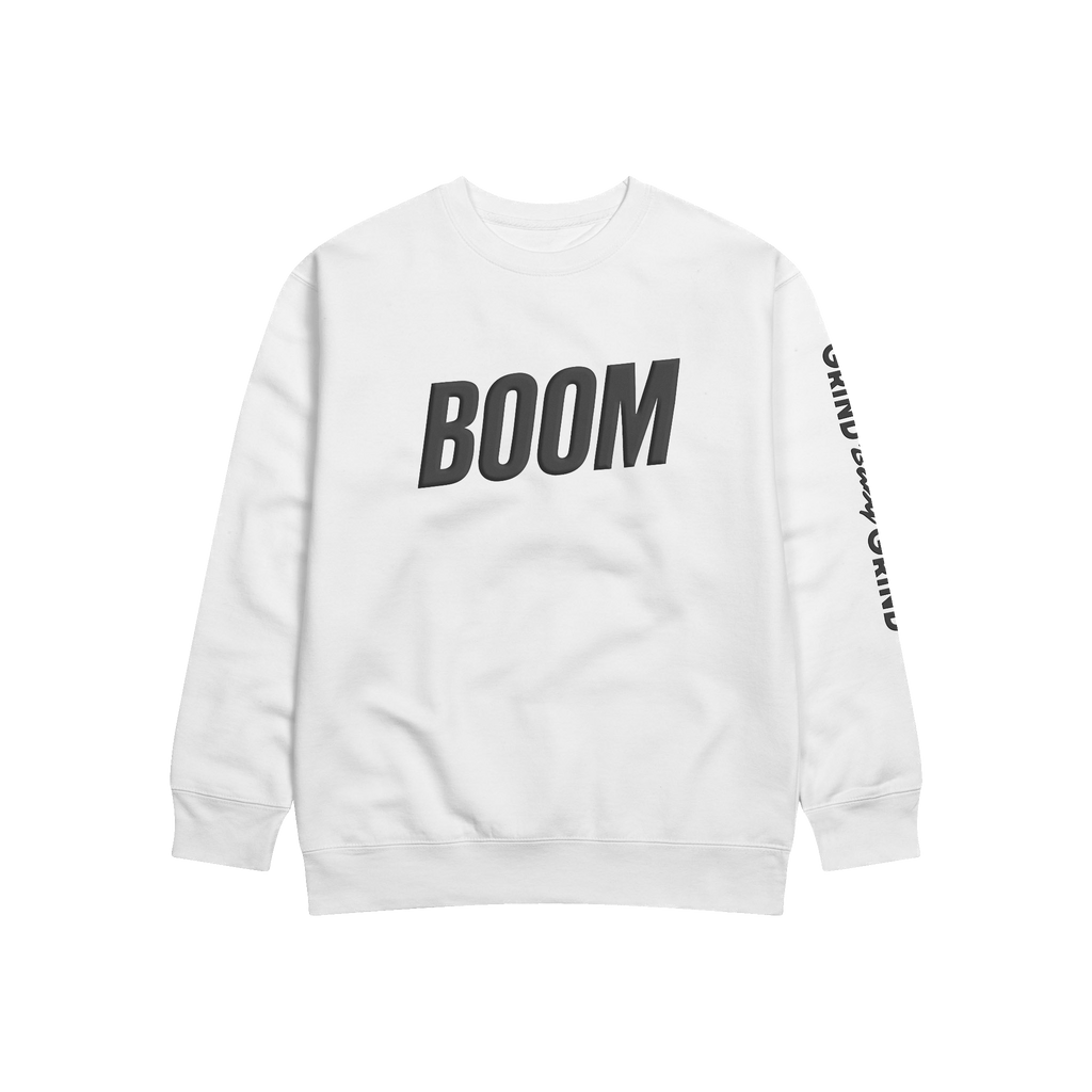 BOOM Sweatshirt Black Puff