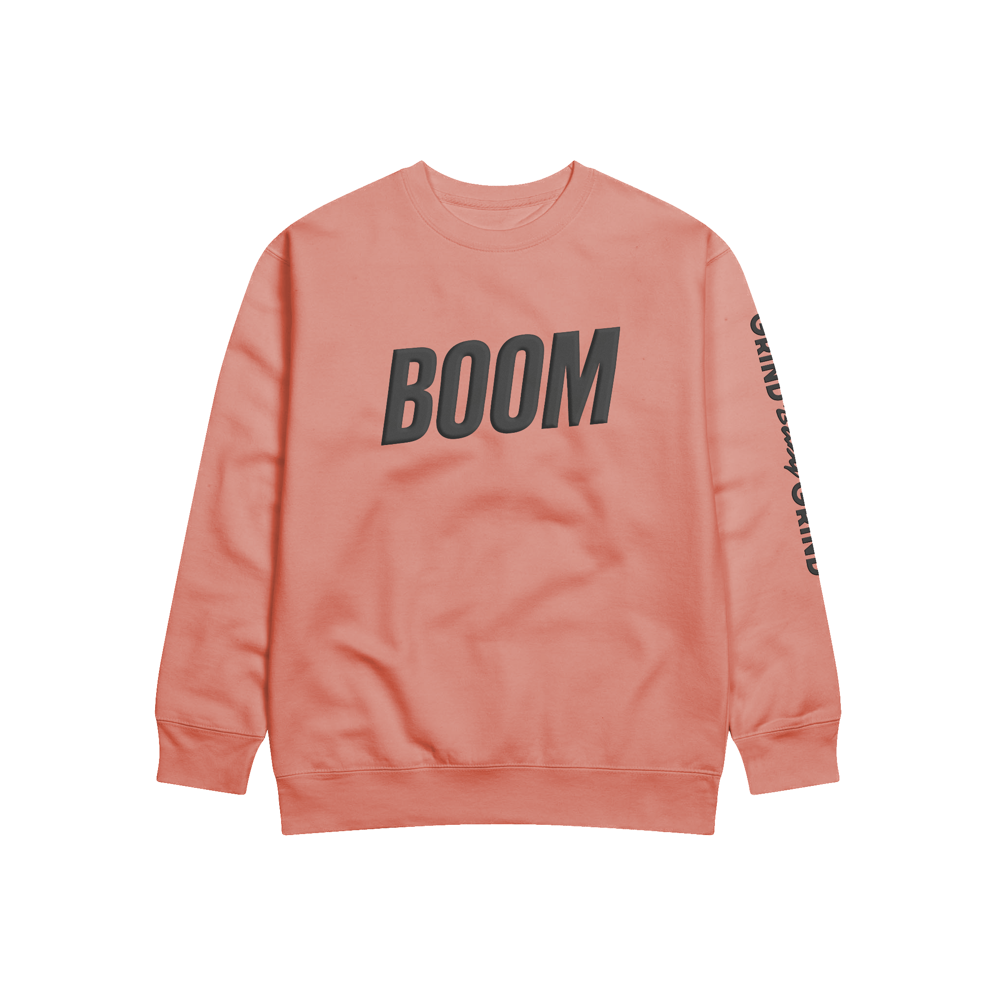 BOOM Sweatshirt Black Puff